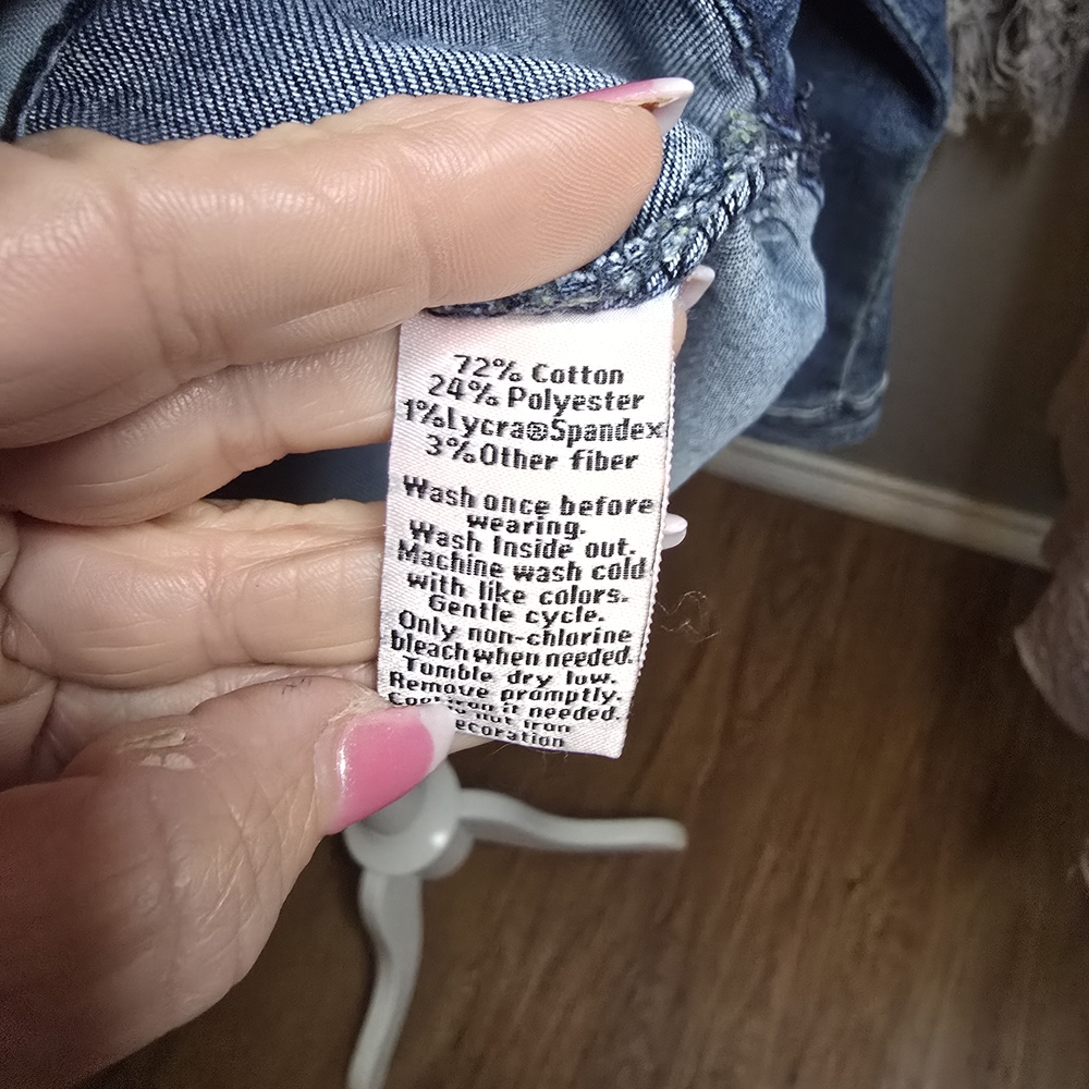Juicy Couture Blue Studded Denim Jacket - Picture 8 of 9